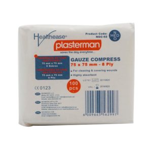 Gauze Compress 75×75 Non Sterile