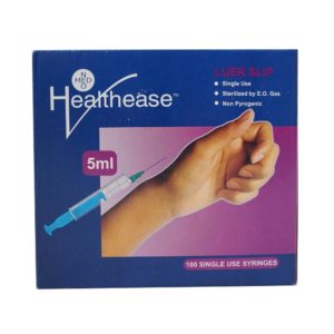 Syringe 5ml 2part Luer Slip